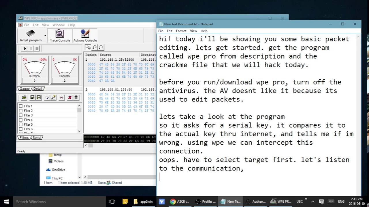 winsock packet editor download